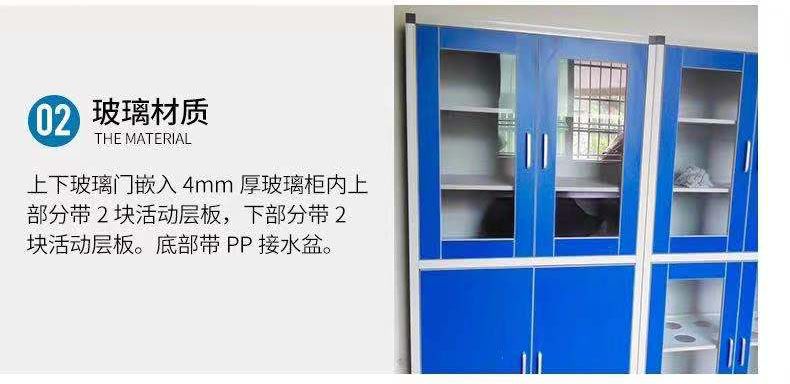 山東實驗室全鋼藥品柜，玻璃器皿柜試劑存儲柜